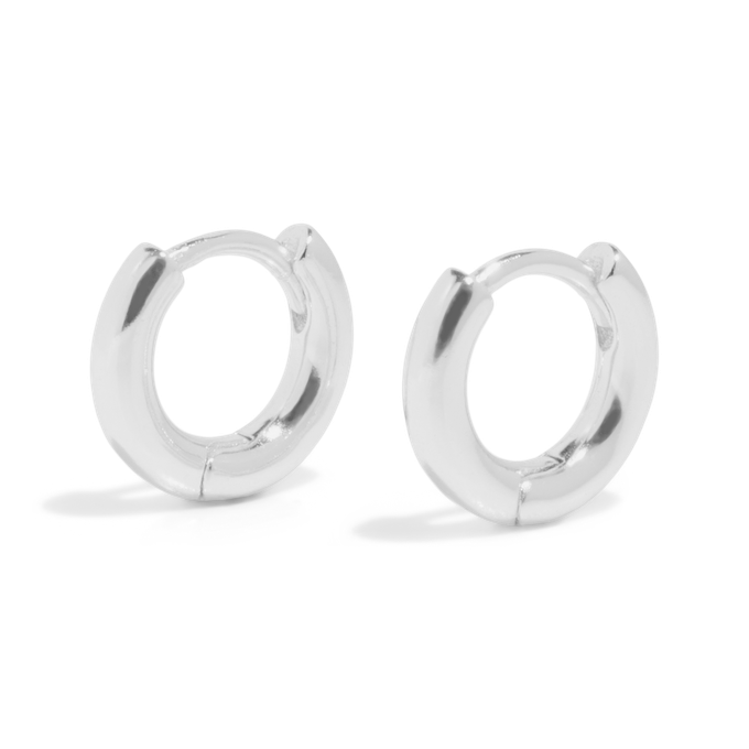 THE BASE HOOP SMALL - solid gold from Bound Studios