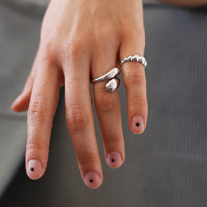 THE ONA RING - sterling silver from Bound Studios