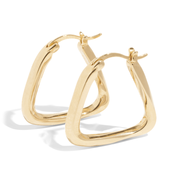 THE BAILEY HOOP  - 18k gold plated from Bound Studios