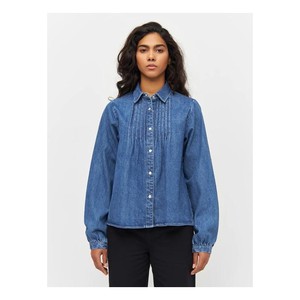 Denim A-shape blouse - vintage indigo from Brand Mission