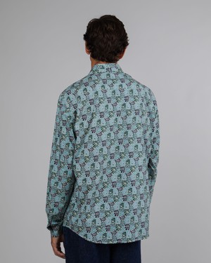 Spring Baumwoll-Shirt Blau from Brava Fabrics