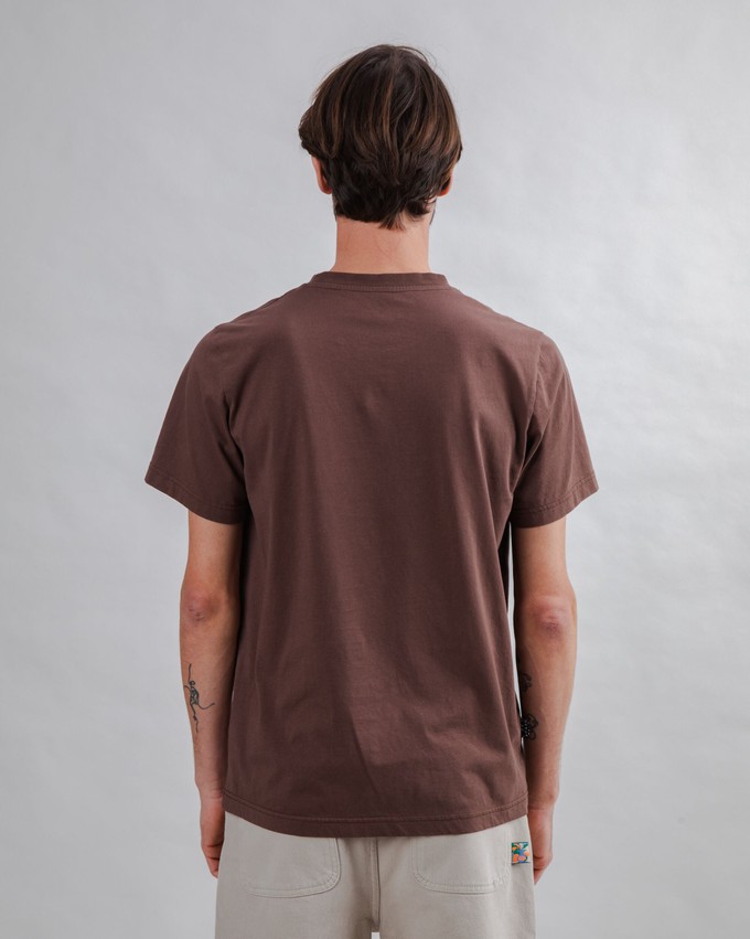 T-Shirt Choco Label Braun from Brava Fabrics