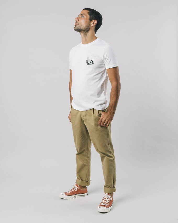 Socks Appeal White T-Shirt from Brava Fabrics