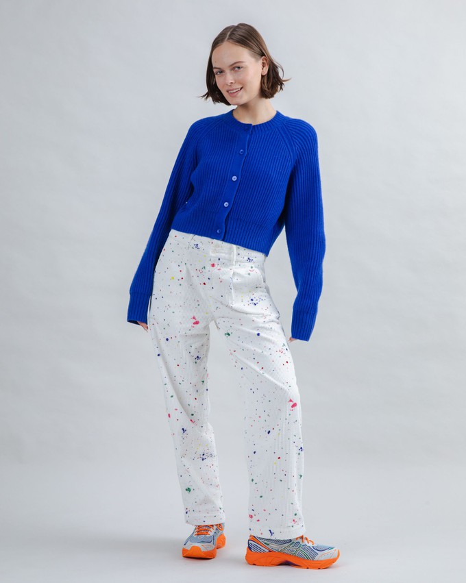 Woll Kurzjacke Blue Klein from Brava Fabrics