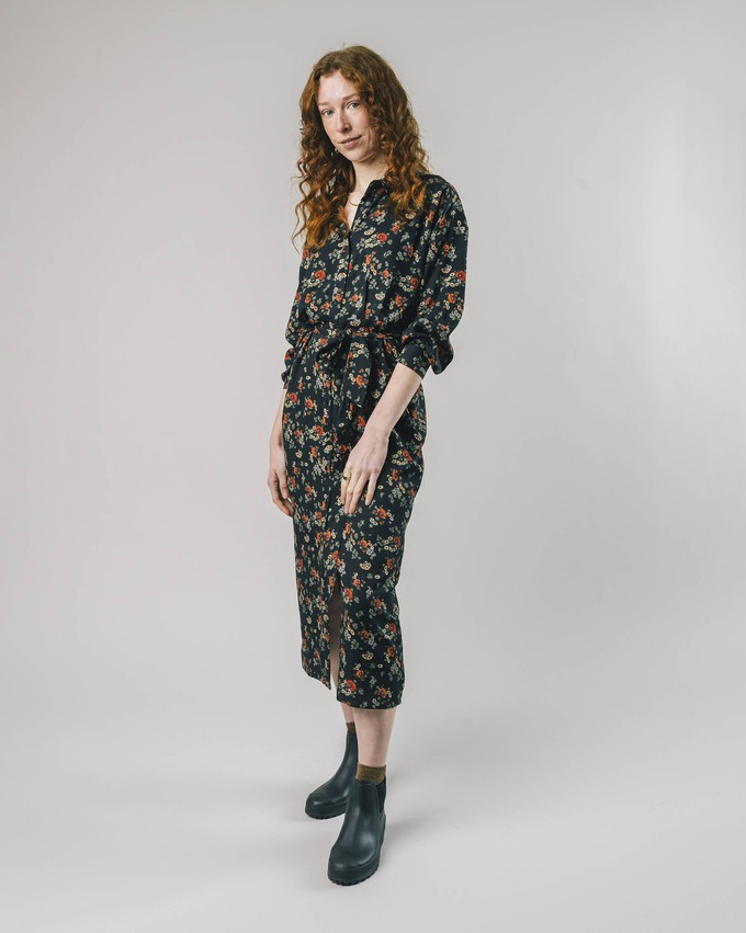 Dalia Langes Kleid Black from Brava Fabrics