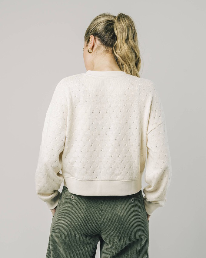 Lace Sweater Ecru from Brava Fabrics