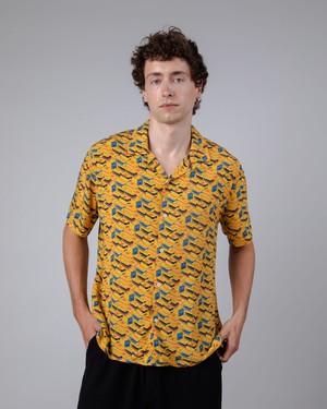 Kodak Film Aloha Shirt Gelb from Brava Fabrics