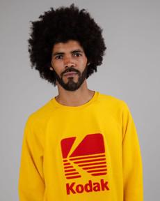 Kodak Logo Regular Sweatshirt Gelb via Brava Fabrics