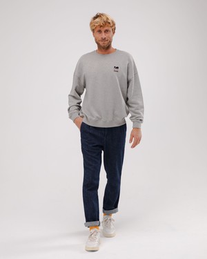 Kodak Color Sweatshirt in Oversize Grau Melange from Brava Fabrics