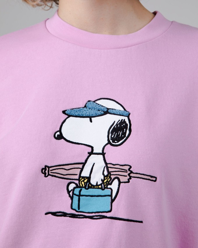 Peanuts Beach Sweatshirt Flieder from Brava Fabrics