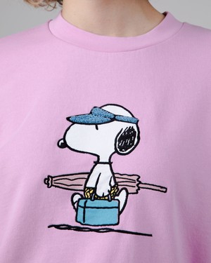 Peanuts Beach Sweatshirt Flieder from Brava Fabrics