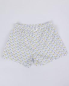 Peanuts Everybody's in a Hurry Boxers Weiß via Brava Fabrics
