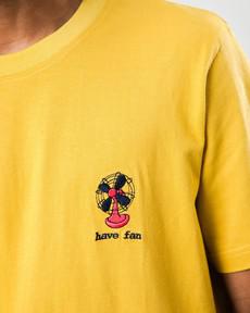 Have Fan T-shirt Yellow via Brava Fabrics