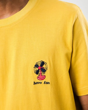 Have Fan T-shirt Yellow from Brava Fabrics