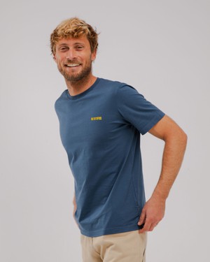 Out of Office T-shirt Blau from Brava Fabrics