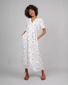 Maria Langes Kleid Ecru via Brava Fabrics