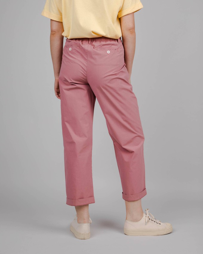 Comfort Chinohose mit Bügelfalte Dusty Pink from Brava Fabrics