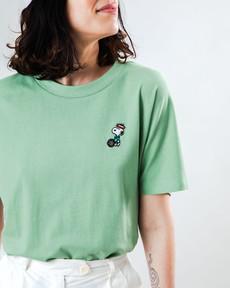 Peanuts The Tennis Snoopy Oversize Tee Green via Brava Fabrics