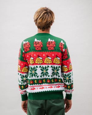 Peanuts Xmas Baumwollpullover Mehrfarbig from Brava Fabrics