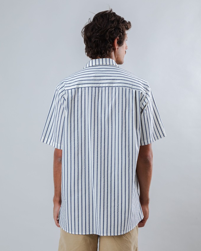 Sailor Aloha Shirt Blue from Brava Fabrics