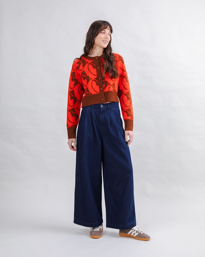 Heart Kurzstrickjacke aus Wolle from Brava Fabrics