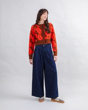 Heart Kurzstrickjacke aus Wolle from Brava Fabrics