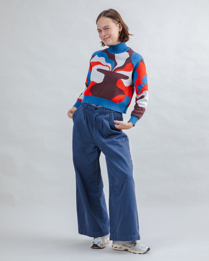 Jacquard Kurzpullover Sobremesa from Brava Fabrics