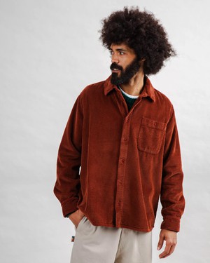 Cord Overshirt Kupfer from Brava Fabrics