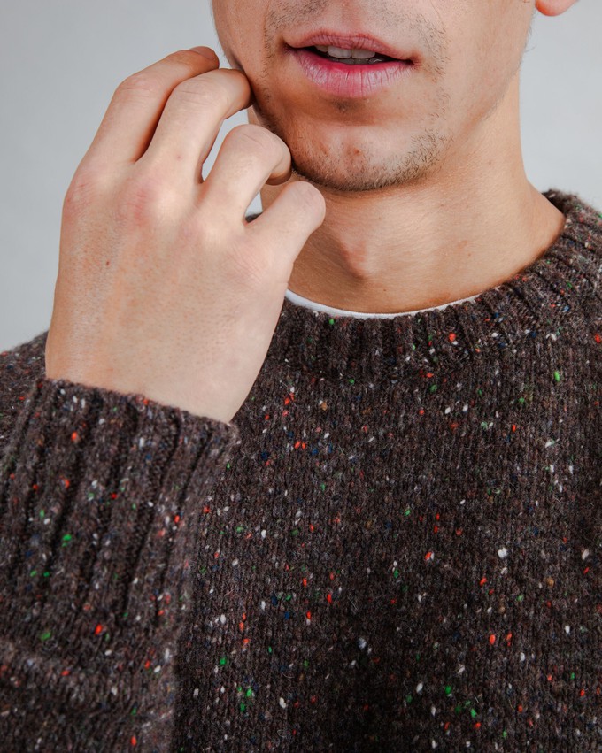 Wollpullover Raglan Schokolade from Brava Fabrics