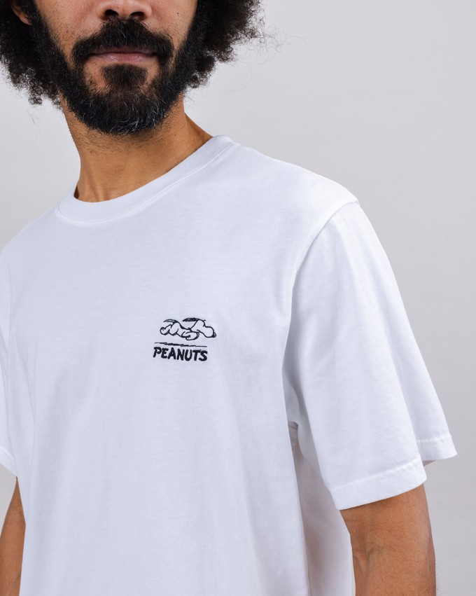 Peanuts Everybody's in a Hurry T-Shirt Weiß from Brava Fabrics