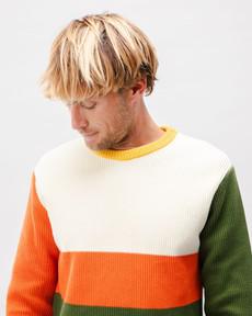 Streifen Baumwollpullover Mehrfarbig via Brava Fabrics