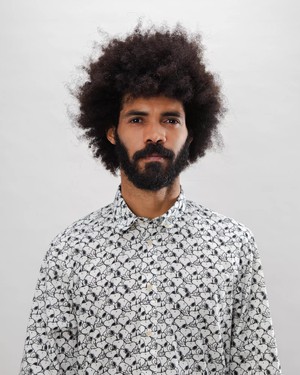 Peanuts B&W Baumwollhemd Ecru from Brava Fabrics