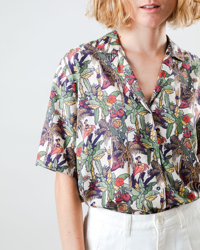 Helios Aloha Blouse Ecru from Brava Fabrics