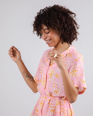 Dizzy Langes Kleid Rose from Brava Fabrics