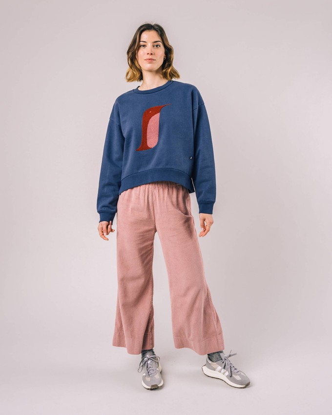 Penguin Sweatshirt Indigo from Brava Fabrics
