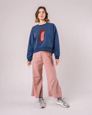 Penguin Sweatshirt Indigo from Brava Fabrics