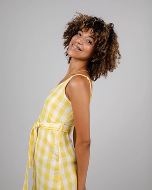 Lorena Träger-Kleid Lemon from Brava Fabrics