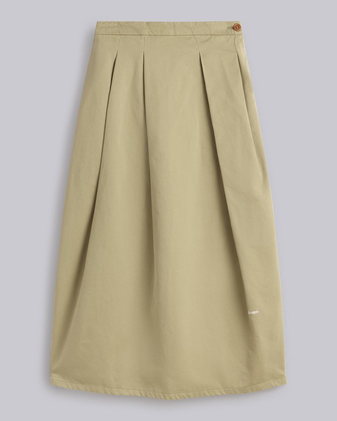 Pleated Skirt Beige from Brava Fabrics