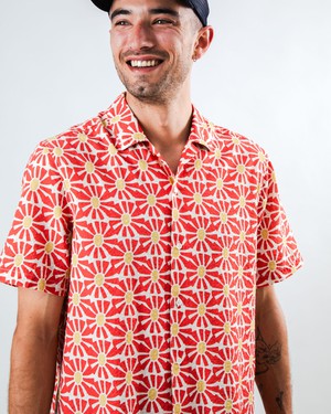 Marisol Aloha Shirt Red from Brava Fabrics