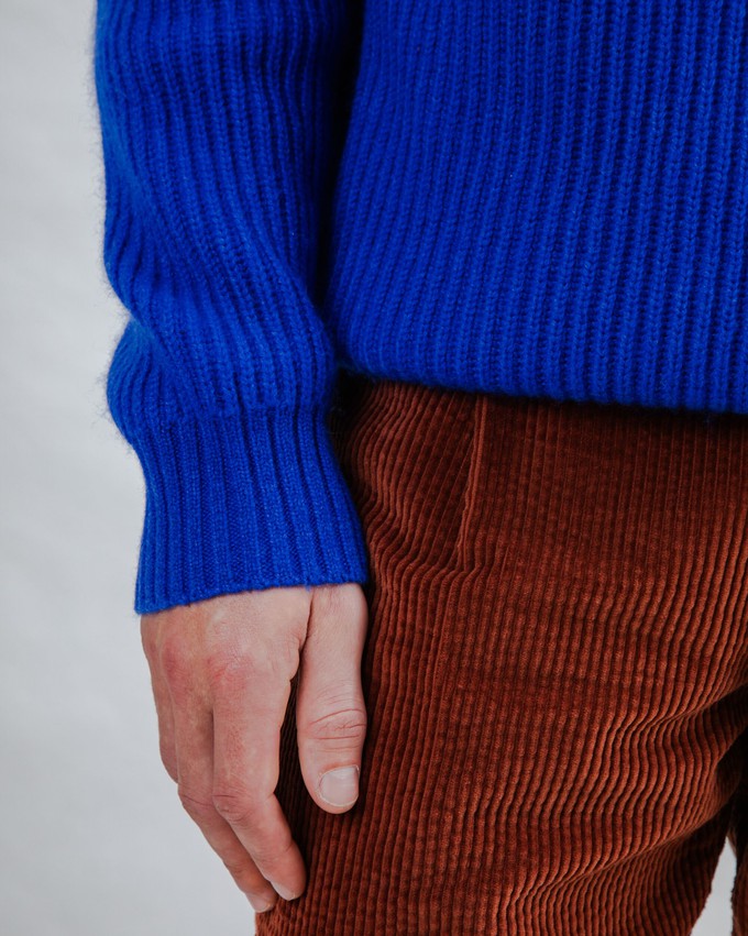 Wollpullover Blau Klein from Brava Fabrics