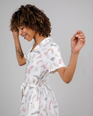 Maria Langes Kleid Ecru from Brava Fabrics