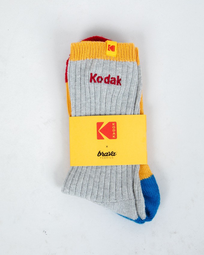 Kodak Block Gerippte Socken from Brava Fabrics