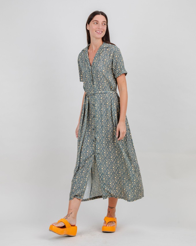 Peanuts Woodstock Maxikleid Navy from Brava Fabrics