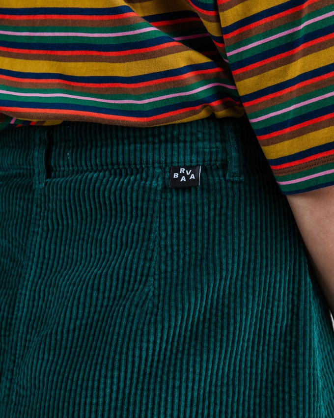 Cord Minirock Grün from Brava Fabrics