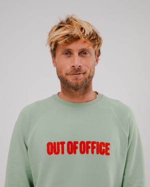 Out of Office Sweatshirt Mint from Brava Fabrics
