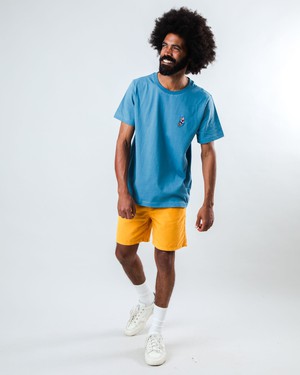 Asis Parrot Regular T-Shirt Blue from Brava Fabrics