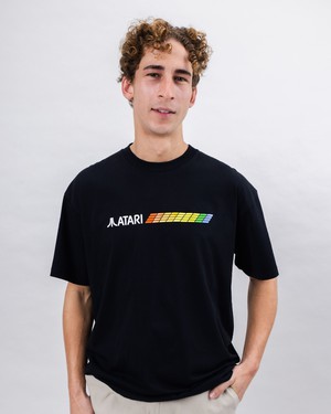 Atari Spectrum T-Shirt Schwarz from Brava Fabrics