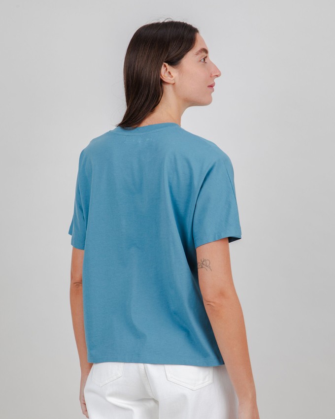 Peanuts Icecream Oversize T-Shirt Blau from Brava Fabrics
