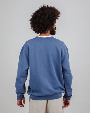 Peanuts Classic Records Sweatshirt Blau from Brava Fabrics