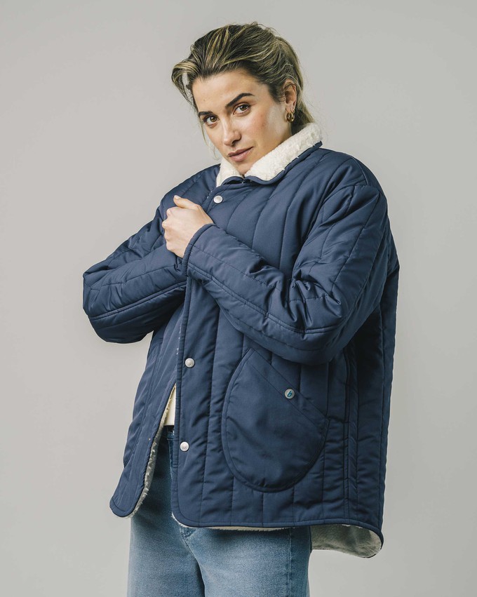 Gefütterte Jacke Navy from Brava Fabrics